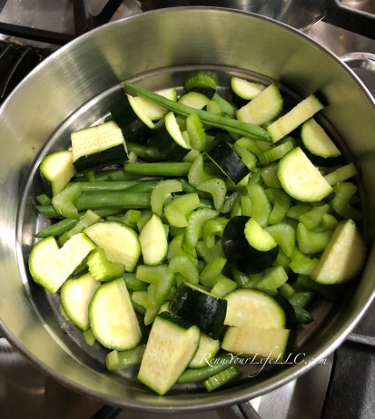 Veggies for steaming